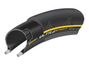 CONTINENTAL Ultra Sport II kevlar černá/žlutá