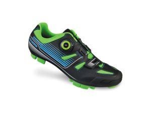 EXUSTAR Tretry MTB SM3136 black/green/blue
