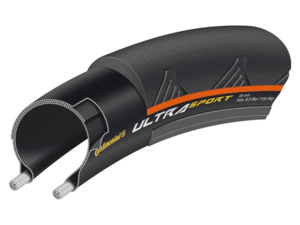 CONTINENTAL Ultra Sport II kevlar černá/oranžová
