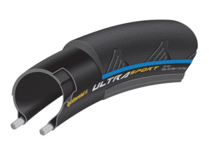 CONTINENTAL Ultra Sport II kevlar černá/modrá