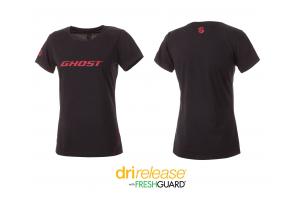 GHOST Dámské funkční tričko Black/Red