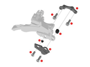 GHOST Adaptér přesmykače pro AMR Plus Shimano