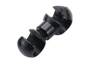 MAX1 Držák bowdenu plastový černý 10ks
