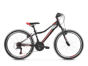 KROSS Hexagon JR 1.0 black/red/silver 