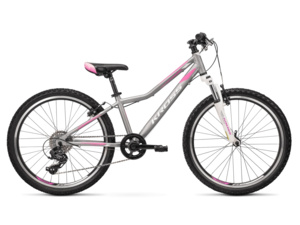 KROSS Lea JR 2.0 silver/pink/white 