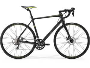 MERIDA Scultura Disc 200 matt metallic black (green) - XXS