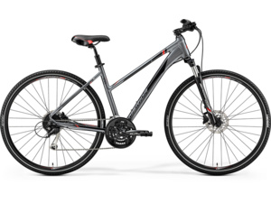 MERIDA Crossway 100 Lady Dark Silver (Red/Black)