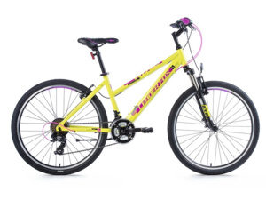 LEADER FOX MXC Lady žlutá/fialová