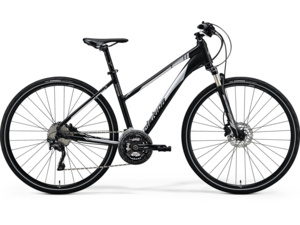 MERIDA Crossway XT-Edition Lady matt black (shiny silver)