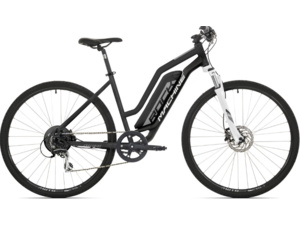 ROCK MACHINE Cross e350 Lady mat black/silver/white 418 Wh