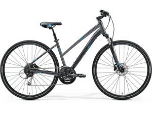 MERIDA Crossway 100 Lady matt anthracite (blue/black)