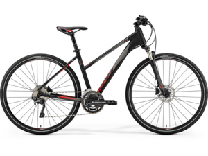 MERIDA Crossway 500 Lady Matt Black (Red)