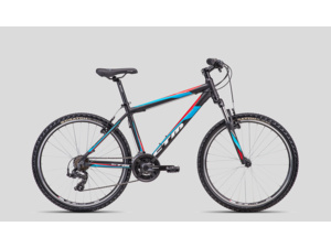 CTM TERRANO 1.0 matná černá/červená