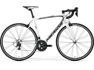 MERIDA Scultura 4000 pearl white (anthracite/red) - L