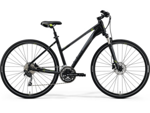 MERIDA Crossway 300 Lady matt black (green/grey)