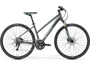MERIDA Crossway XT-Edition Lady matt anthracite (blue/silver)