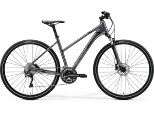 MERIDA Crossway 500 LADY Glossy Anthracite (Black/Silver)
