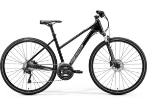MERIDA Crossway XT-Edition LADY Glossy Black (Matt Silver/Black)