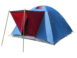 Stan ACRA Brother ST04/1 dvouplášťový pro 3-4 osoby modrý