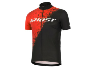 GHOST Dres Race krátký rukáv red/black