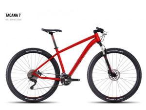 GHOST Tacana 7 red/darkred/black - M