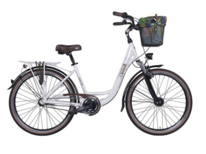 COSSACK Economic City 26" bílá perleť