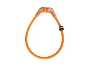 Zámek na kód KRYPTONITE KryptoFlex 1265 12x650mm - Medium Orange