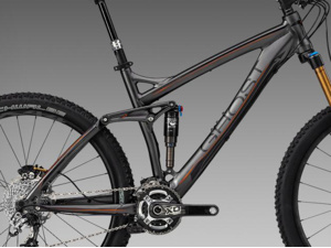 GHOST rám Cagua 6590 grey/black/orange