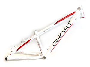 GHOST rám SE white/red/black