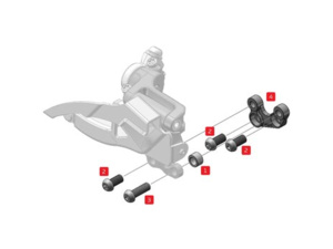 GHOST Adaptér přesmykače AMR 29 Sram