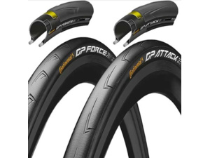 Plášť CONTINENTAL Grand Prix Attack & Force kevlar set - 700x23/25C