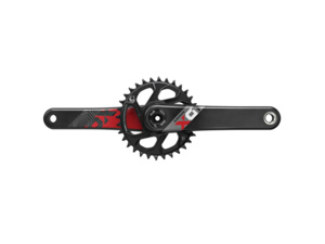 SRAM Kliky X01 Eagle DUB červené - 175 mm