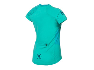 ENDURA Dámský dres SingleTrack s krátkým rukávem Pacific Blue 2