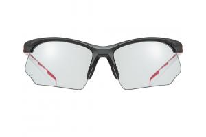 Brýle UVEX Sportstyle 802 Vario, Black Red White/Smoke (2301) - 4