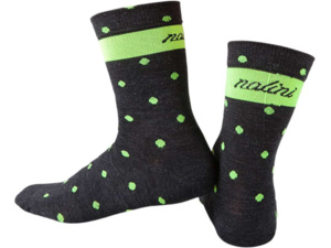 NALINI Ponožky Wool Lady Sock Black/Green 4050