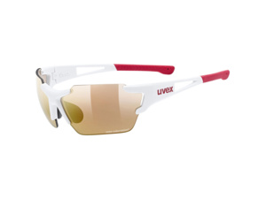 UVEX Brýle Sportstyle 803 Small Race VM CV white mat/red (8306)