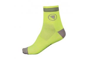 ENDURA Ponožky Luminite Hi-Viz Yellow, 2 páry