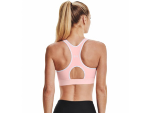 Podprsenka UNDER ARMOUR Keyhole mid coral