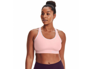 Podprsenka UNDER ARMOUR Keyhole mid coral