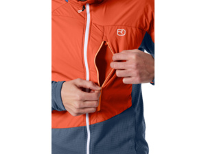 Bunda ORTOVOX Westalpen swisswool hybrid night blue