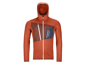 Mikina ORTOVOX Fleece grid desert orange