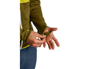 Mikina s kapucí ORTOVOX Fleece Petrol Blue