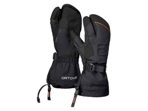 Rukavice ORTOVOX Merino freeride 3 finger black raven