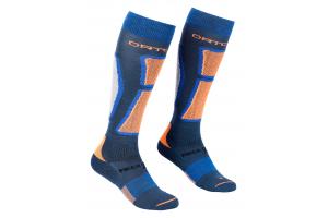 Ponožky ORTOVOX Ski rock'n'wool long petrol blue