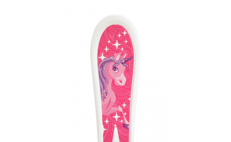 Dětské lyže s holemi HAMAX Pink pony design
