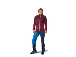 Dámská bunda ORTOVOX Westalpen hybrid Dark Blood