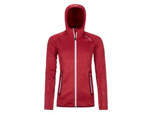 Dámská mikina ORTOVOX Fleece space dyed Hot Coral