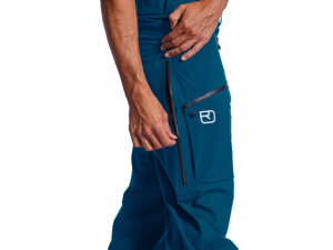 Kalhoty ORTOVOX 3L Deep shell Petrol Blue