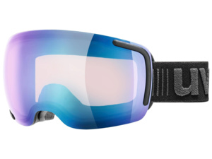 Brýle UVEX Big 40 VFM Black Mat Double Lens/Variomatic Full Mirror Blue