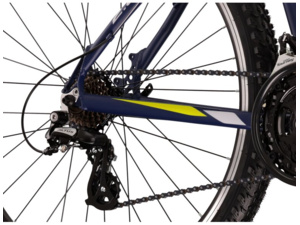 KROSS Hexagon 2.0 26 Navy BlueLimeGrayMatt 2